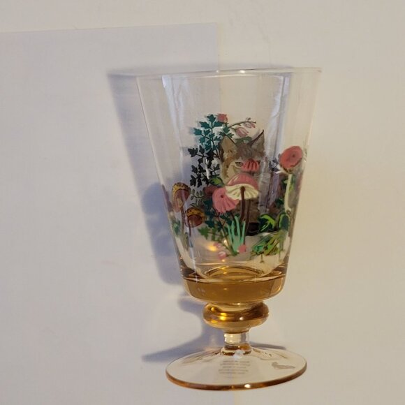 NEW Anthropologie Nathalie Lete Glass Goblet Collection Fall Thanksgiving - Picture 3 of 7